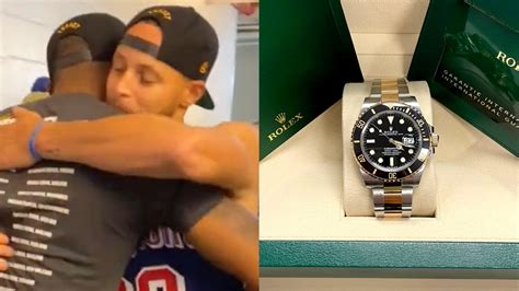 curry gave rolex watch|Steph Curry Gifts Draymond Green, Andre Iguodala Rolexes .